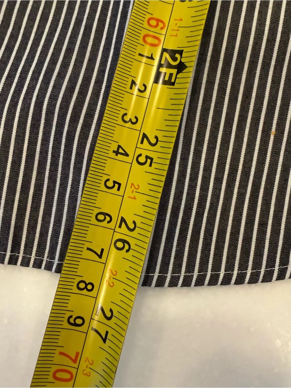Lauren Ralph Lauren Women’s Button Down Shirt Black White Stripe Sz L